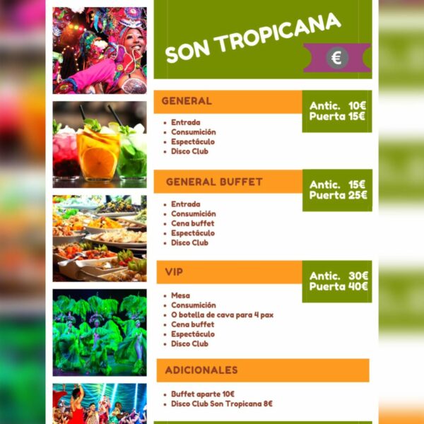 Entradas Matinée Son Tropicana